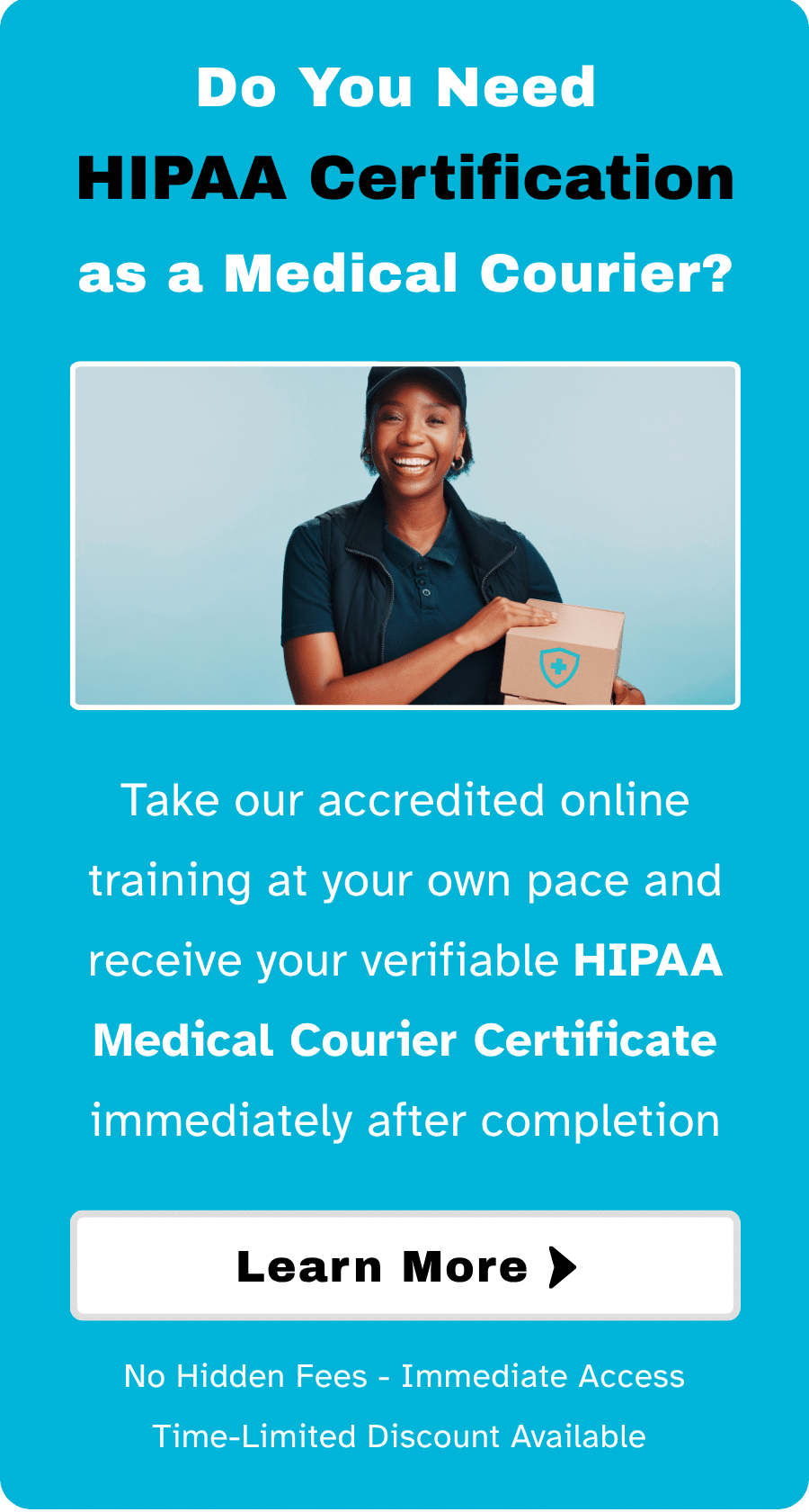 Get Your Medical Courier HIPAA Certificate Get Your Medical Courier HIPAA Certificate