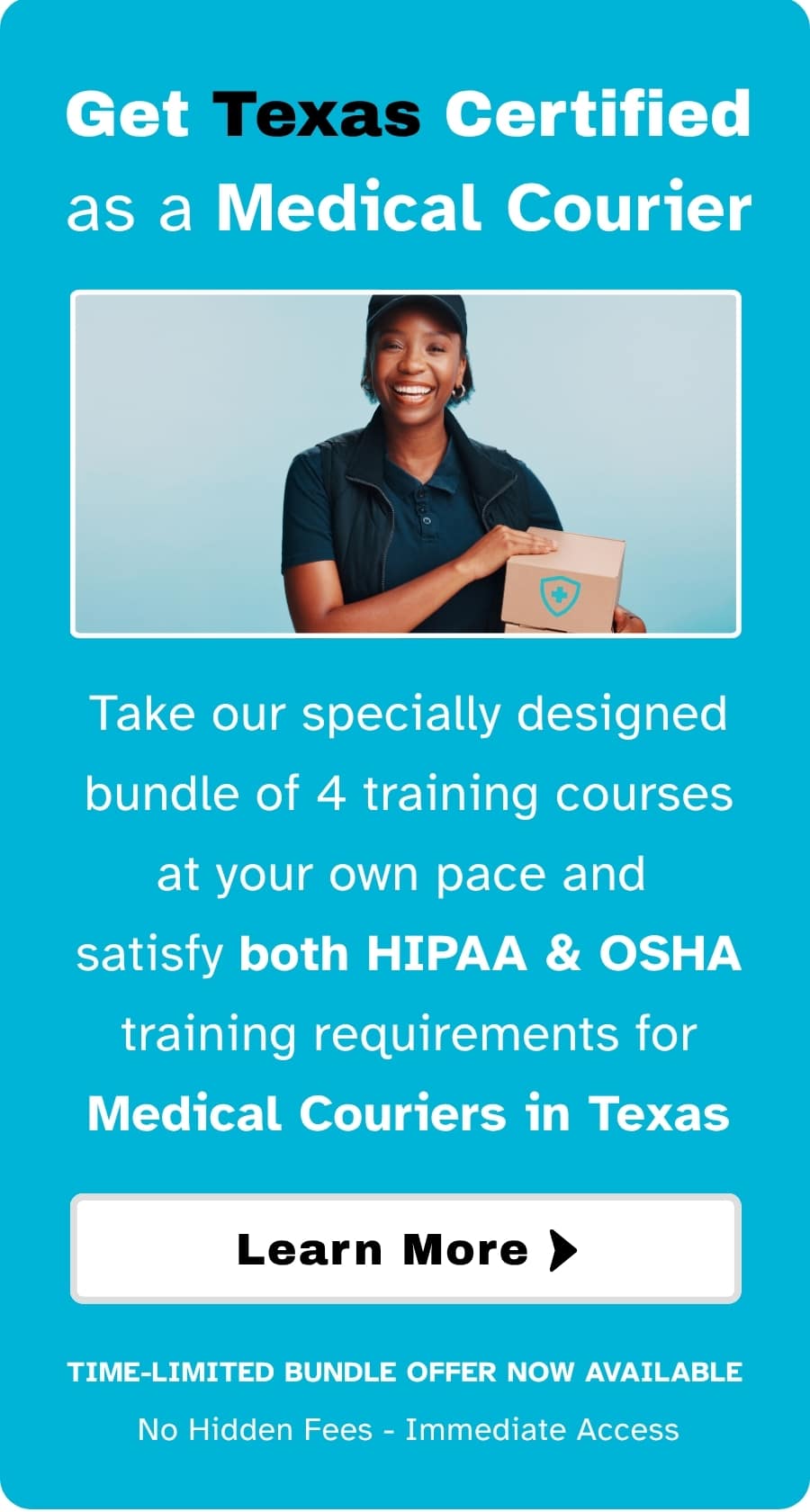Get Your Texas Medical Courier Certificate Get Your Texas Medical Courier Certificate